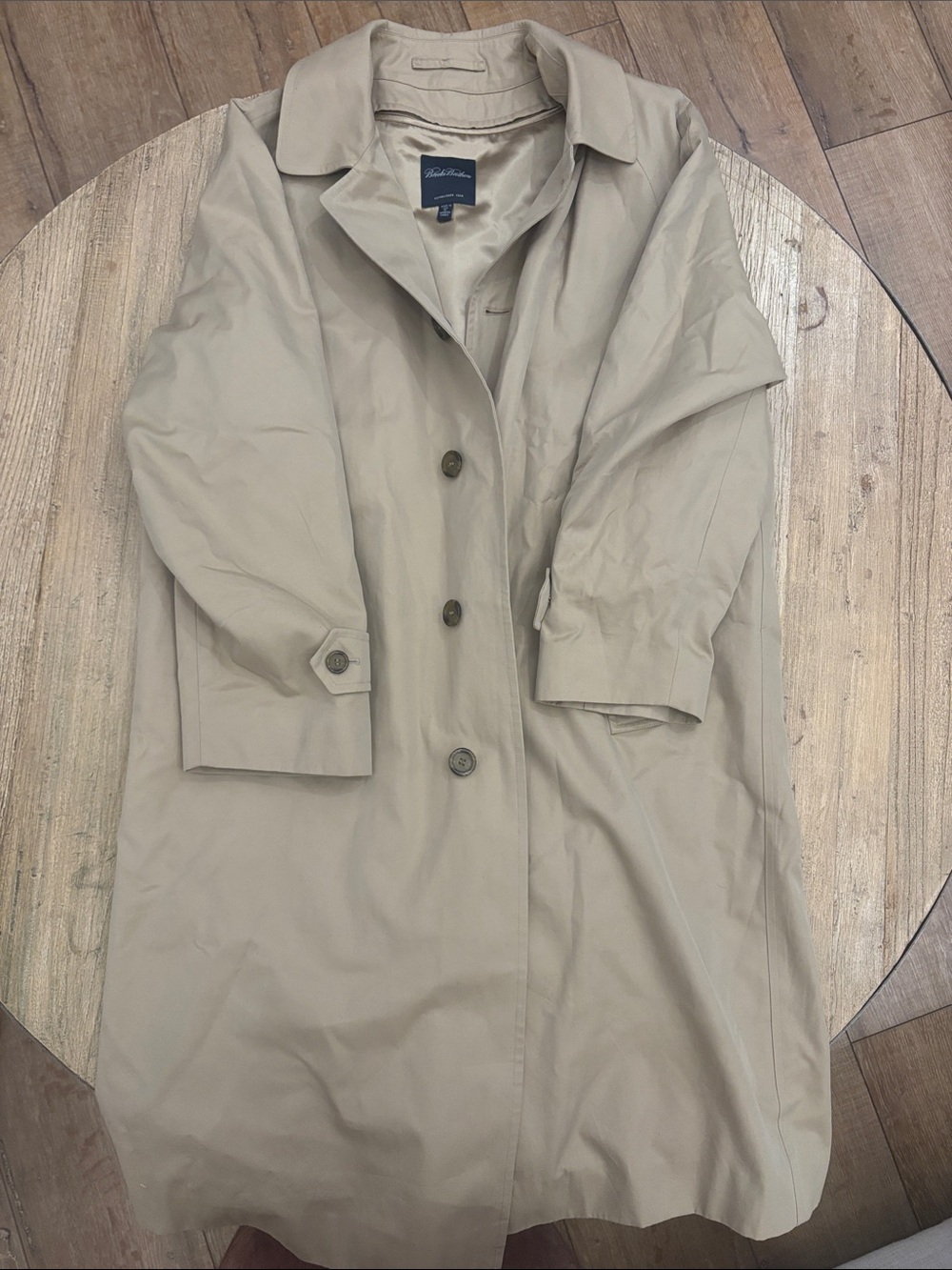 Brooks Brothers Beige Men's Trench Coat